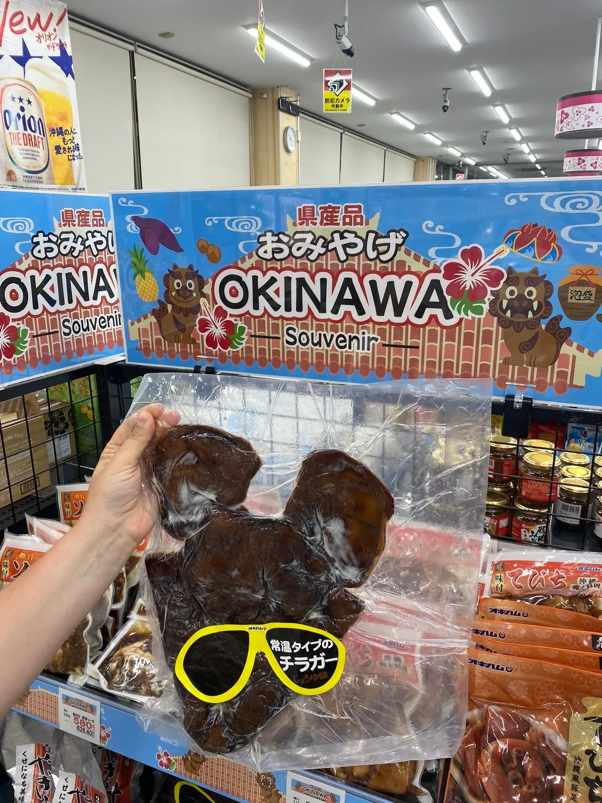 Спрессованная свиная бошка. В солнечных очках! Не расстраивается