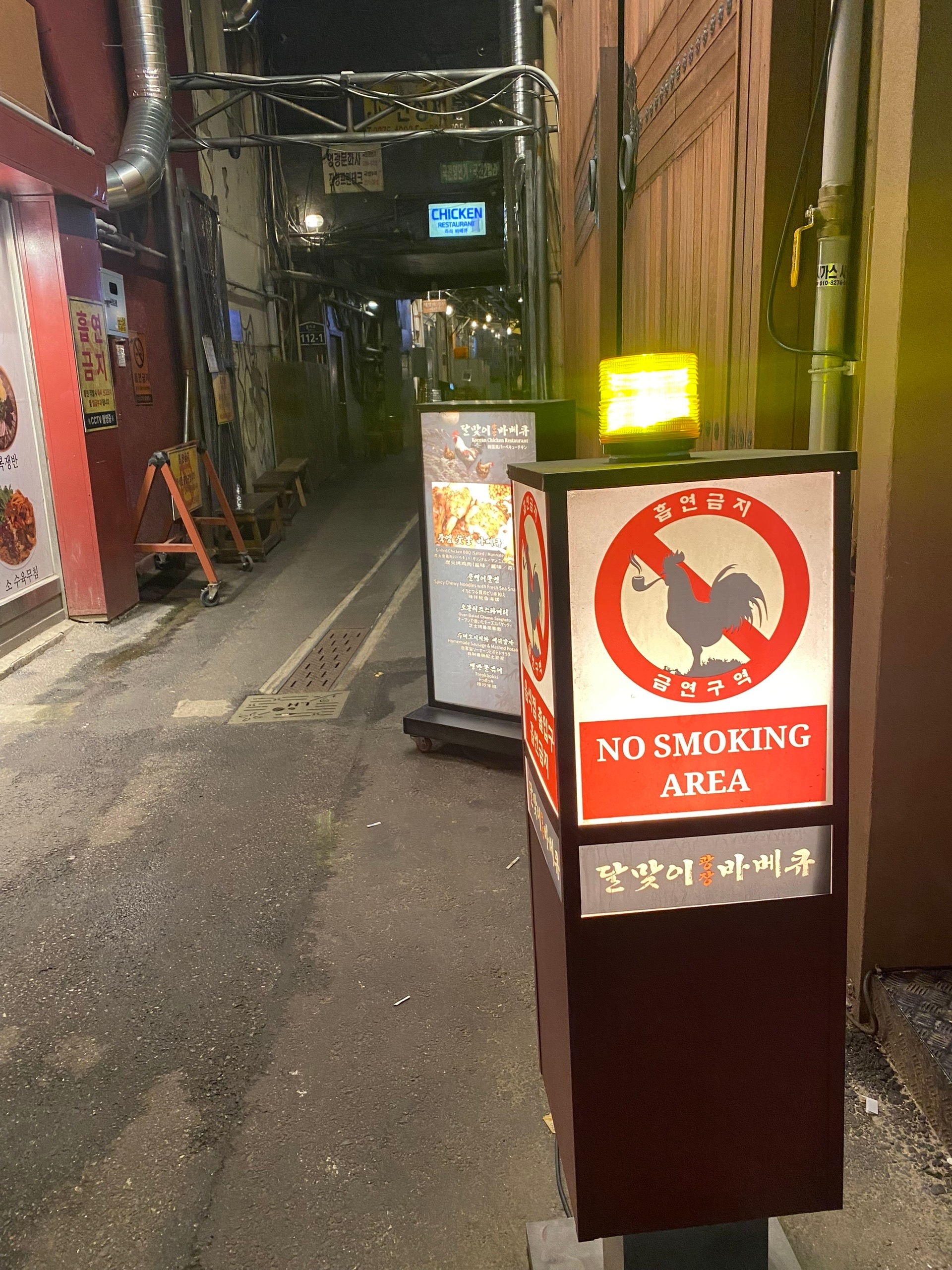 Курящим петухам вход воспрещен