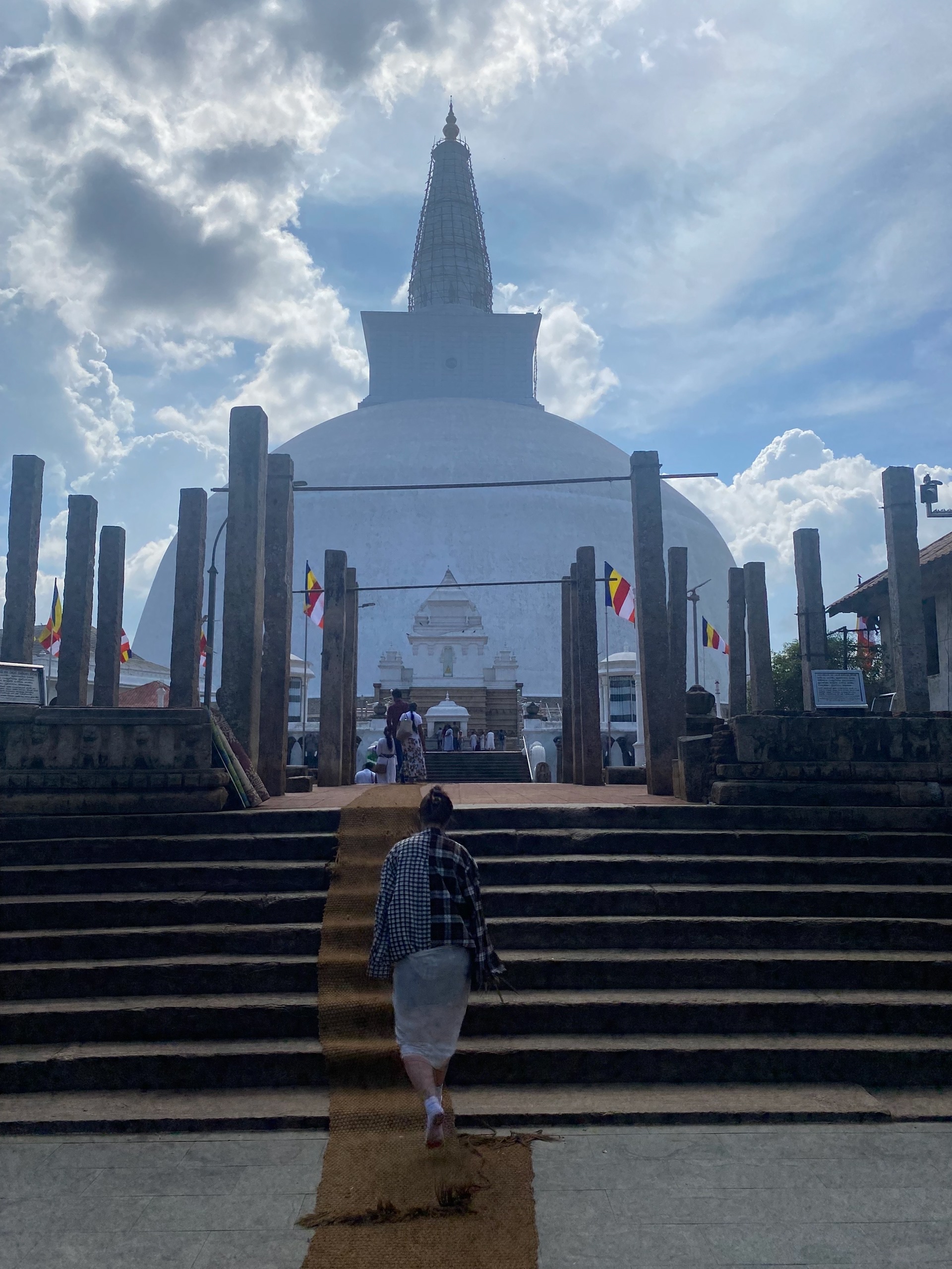 Большая пагода, выглядят совсем не как японские. Вроде как в каждой должен быть кусочек Будды