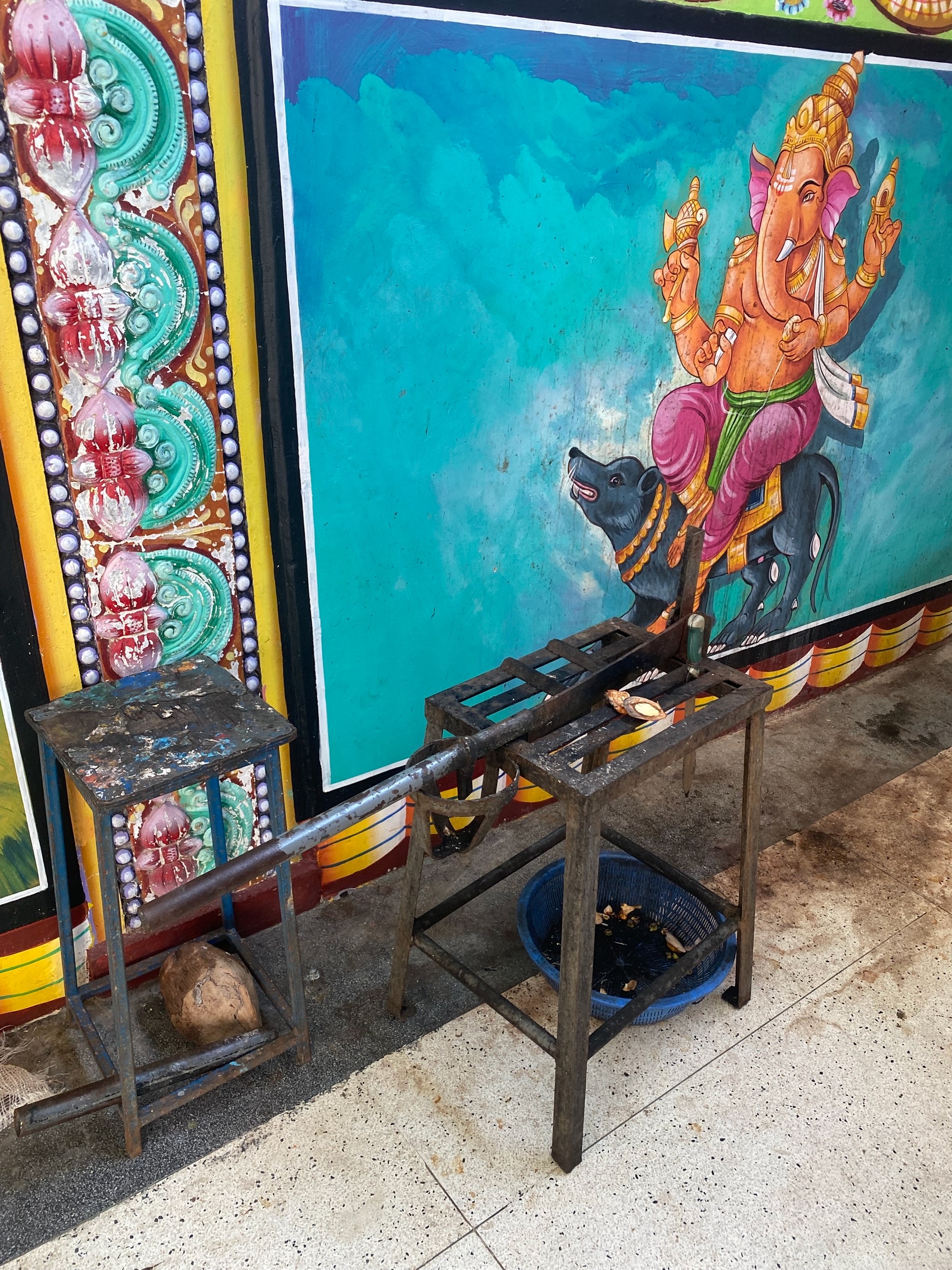 Кокосная молотилка