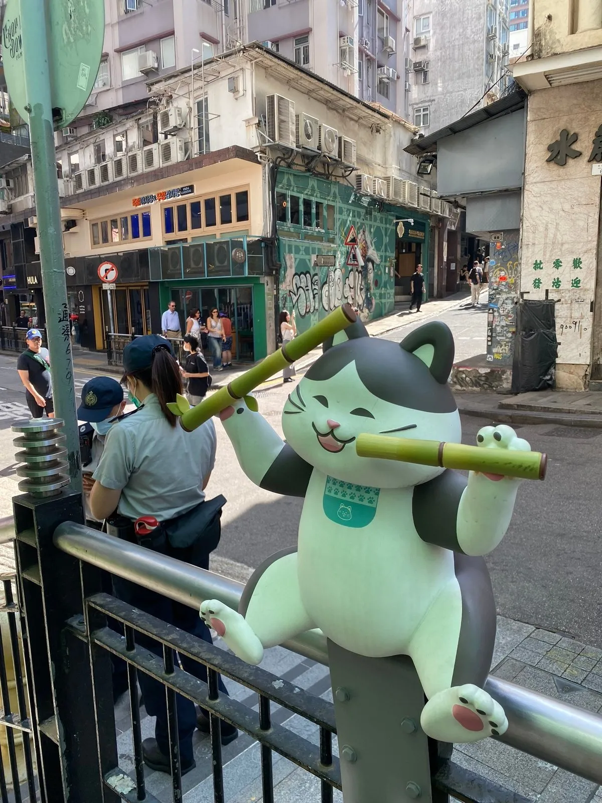 По центральной улице расставлены коты. Можно собирать как фигурки гномов в Калининграде